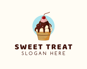 Sundae - Sundae Ice Cream logo design