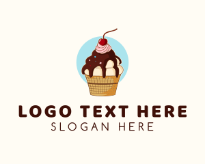 Store - Sundae Ice Cream logo design