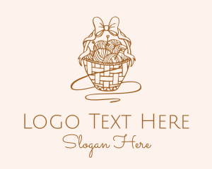 Yarn Ball Basket Logo