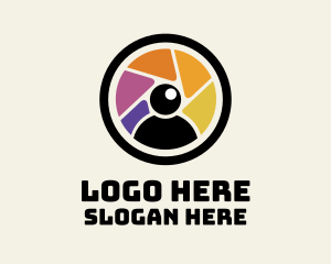 Video - Colorful Shutter Photobooth logo design