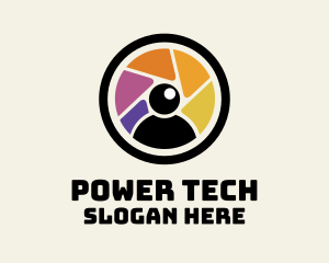 Photo - Colorful Shutter Photobooth logo design