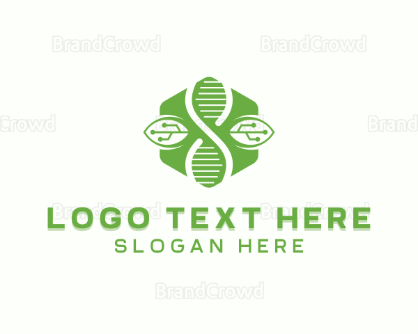 Science Leaf Hexagon Logo