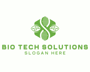 Biology - Science Club Leaf Hexagon logo design