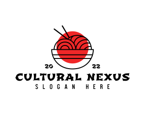 Culture - Japanese Ramen Noodles logo design