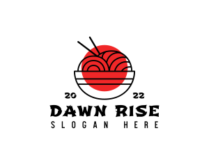 Japanese Ramen Noodles logo design