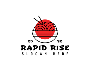 Japanese Ramen Noodles logo design