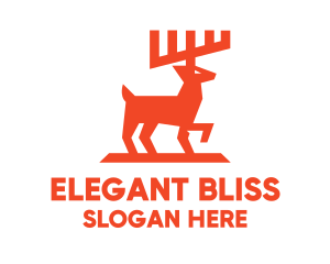 Elk - Wildlife Deer Hunting logo design