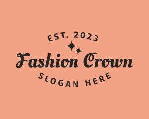 Casual Retro Fashion logo design