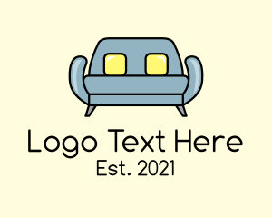 Modern Sofa Furniture logo design