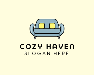 Modern Sofa Furniture logo design