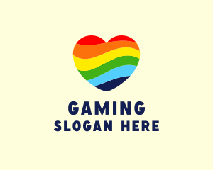 Pride Heart Rainbow Logo