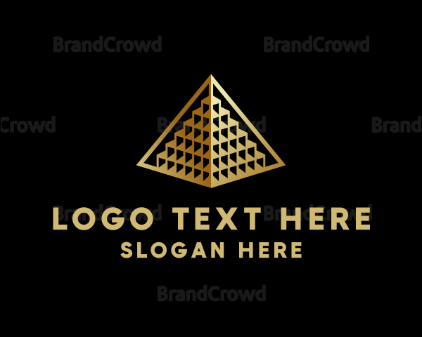 Elegant Pyramid Landmark Logo