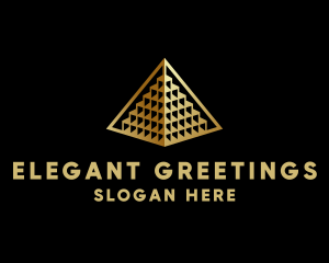 Elegant Pyramid Landmark logo design