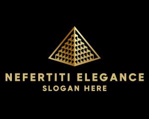 Elegant Pyramid Landmark logo design