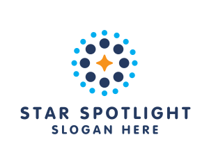 Generic Star Dots logo design