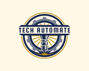 Automation - Industrial Laser Engraving Machine logo design