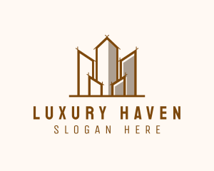 Luxury Hotel Architecture logo design