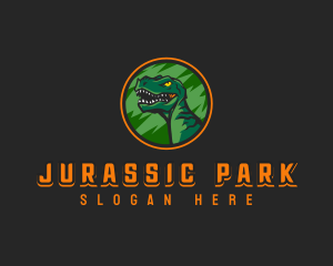 Jurassic  Dinosaur Esport logo design