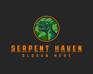 Jurassic  Dinosaur Esport logo design