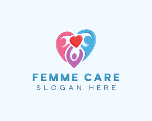 Heart Family Care logo design