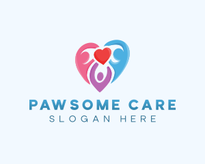 Heart Family Care logo design