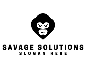 Thug - Tough Mad Gorilla logo design