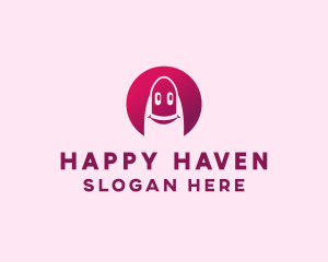 Happy Nail Spa logo design