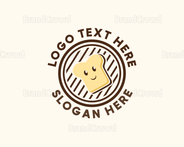 Happy Bread Sandwich Logo