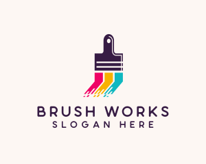 Brush - Paint Brush Painter logo design