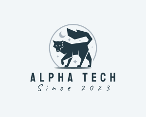 Alpha - Wolf Camp Wildlife logo design