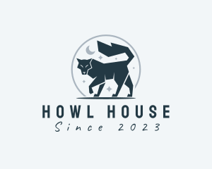 Howl - Wolf Camp Wildlife logo design