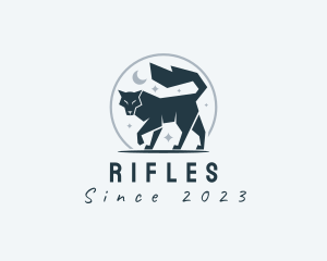 Online Game - Wolf Camp Wildlife logo design