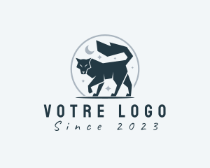 Wolf - Wolf Camp Wildlife logo design