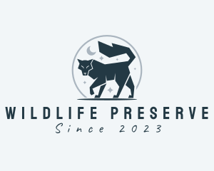 Wolf Camp Wildlife  logo design