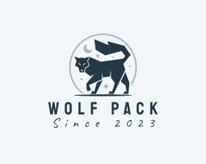 Wolf - Wolf Camp Wildlife logo design