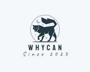 Streamer - Wolf Camp Wildlife logo design