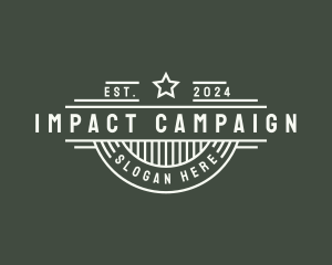 Campaign - Minimalist Patriotic Star logo design