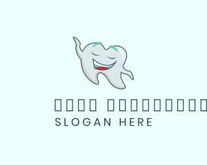 Happy Dental Tooth Logo