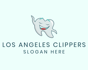 Happy Dental Tooth Logo