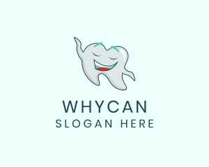 Happy Dental Tooth Logo