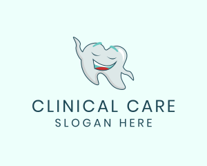 Happy Dental Tooth logo design