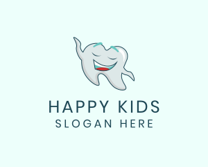 Happy Dental Tooth logo design