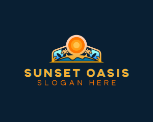 Summer Beach Resort logo design