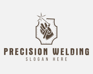 Metal Welding Gloves logo design