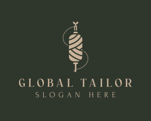 Thread Bobbin Tailoring logo design