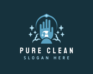 Hand Cleaning Sanitizer  logo design