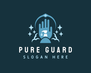 Hand Cleaning Sanitizer  logo design