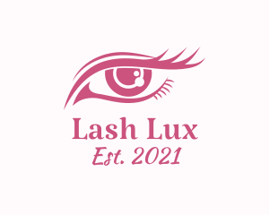 Mascara - Beautiful Eye Lashes Makeup logo design