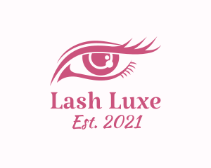 Lash - Beautiful Eye Lashes Makeup logo design