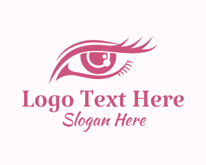 Beautiful Eye Lashes Makeup  Logo